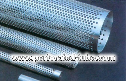 Perforated Metal into Round Pipes